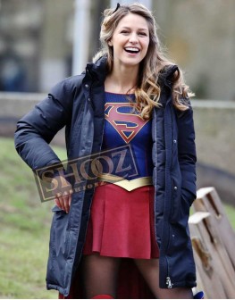 Supergirl (Kara Danvers) Melissa Benoist Cotton Hood Jacket