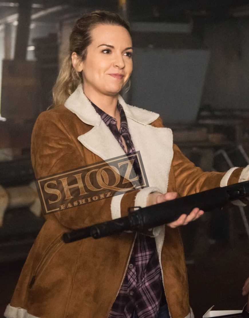 Supernatural Briana Buckmaster Brown Leather Jacket