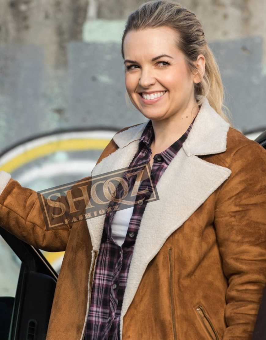 Supernatural Briana Buckmaster Brown Leather Jacket
