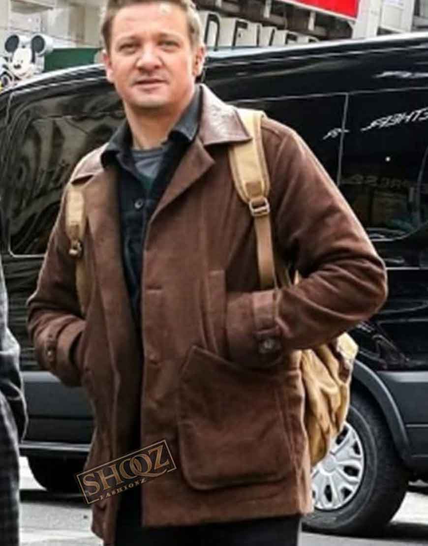Hawkeye (Clint Barton) Jeremy Renner Brown Jacket