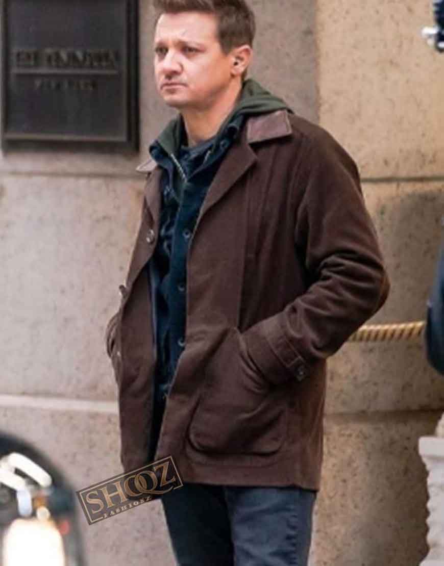 Hawkeye (Clint Barton) Jeremy Renner Brown Jacket