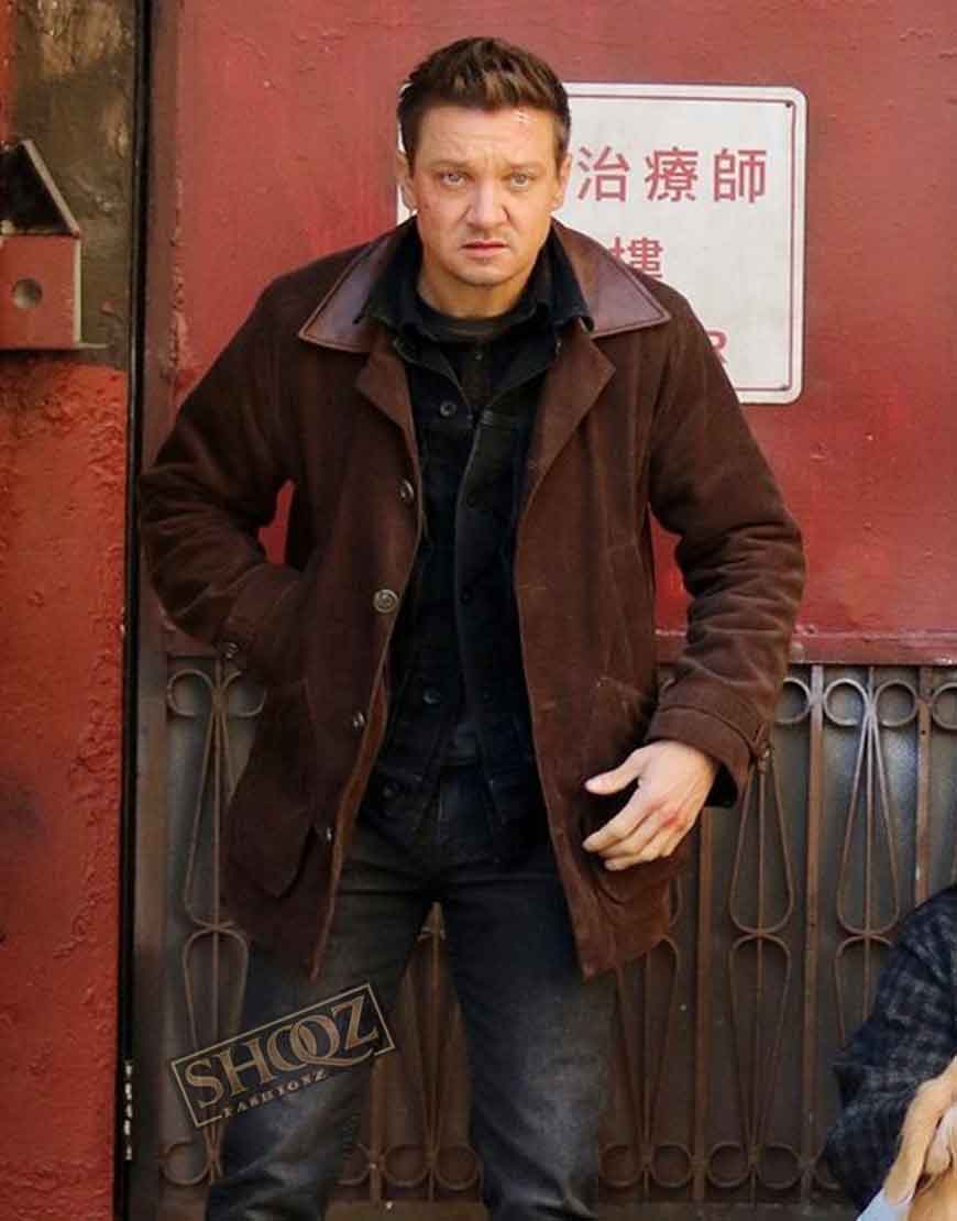 Hawkeye (Clint Barton) Jeremy Renner Brown Jacket