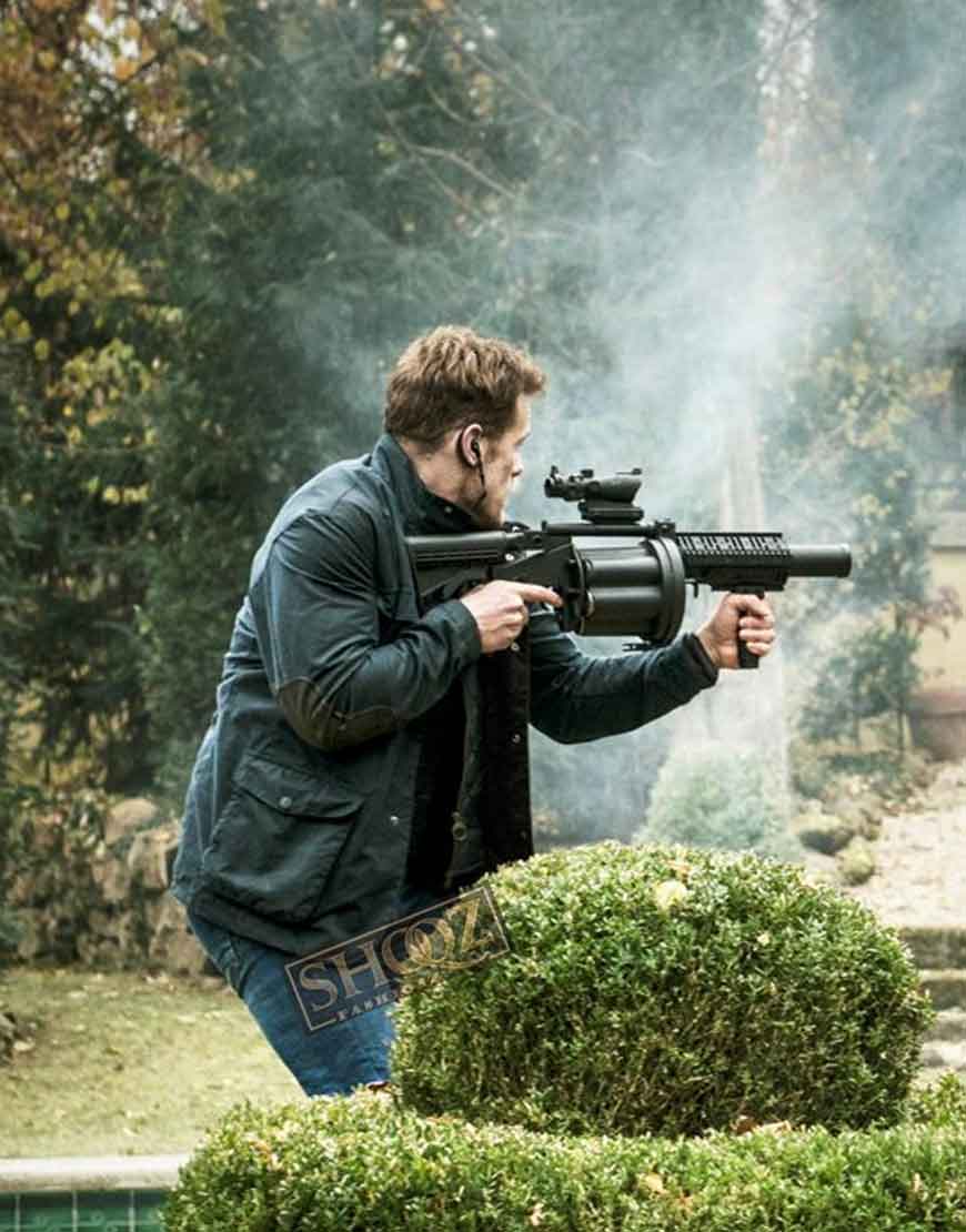 Red Notice (Tom Buckingham) Sam Heughan Cotton Jacket