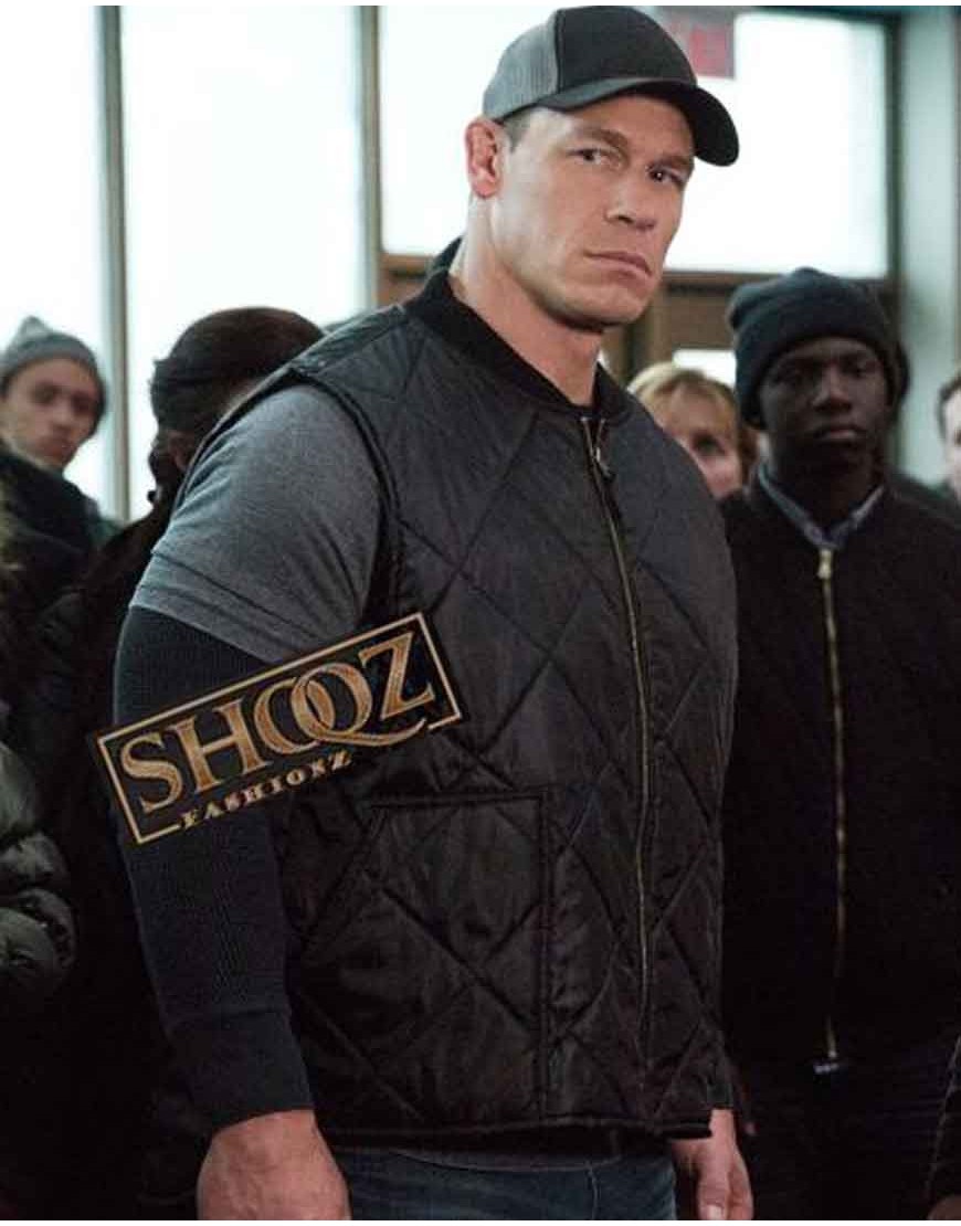 John Cena Daddy's Home 2 Black Satin Vest John Cena Daddy's Home 2 Black Satin Vest