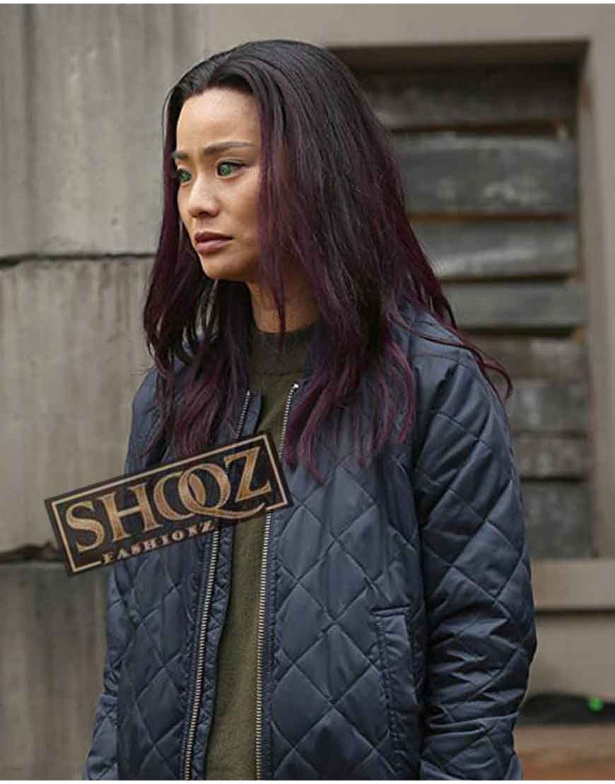 The Gifted Jamie Chung Blue Jacket The Gifted Jamie Chung Blue Jacket