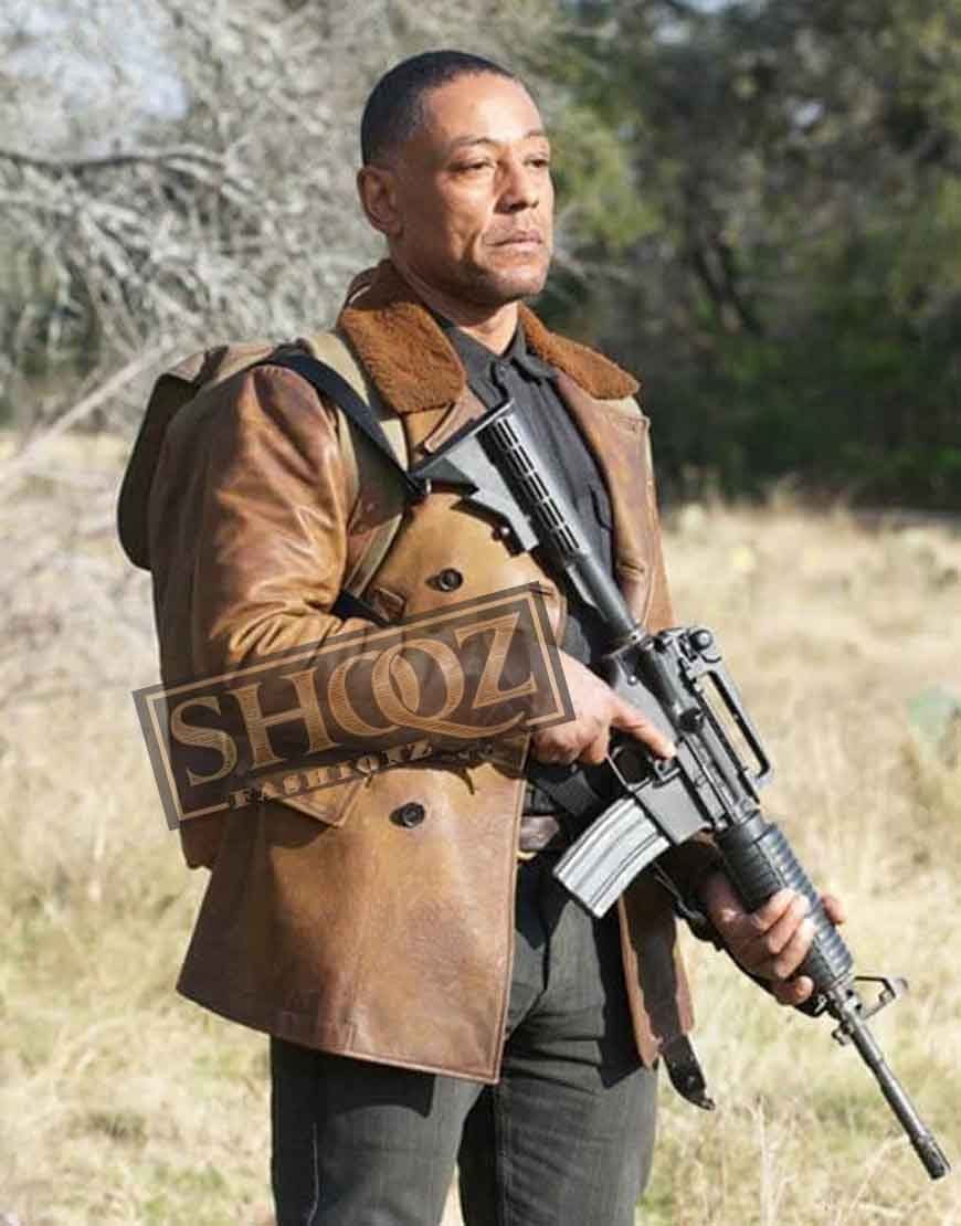 Revolution Giancarlo Esposito (Tom Neville) Brown Leather Jacket Revolution Giancarlo Esposito (Tom Neville) Brown Leather Jacket