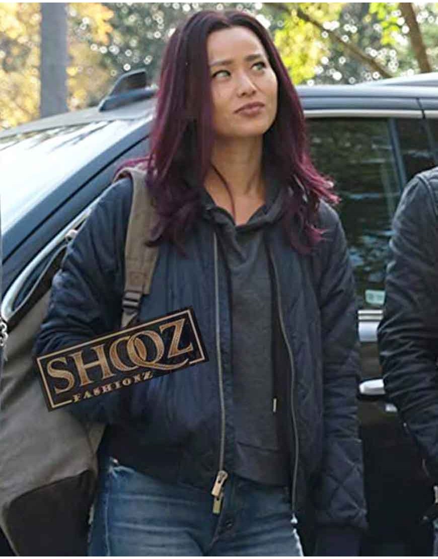 The Gifted Jamie Chung Blue Jacket The Gifted Jamie Chung Blue Jacket