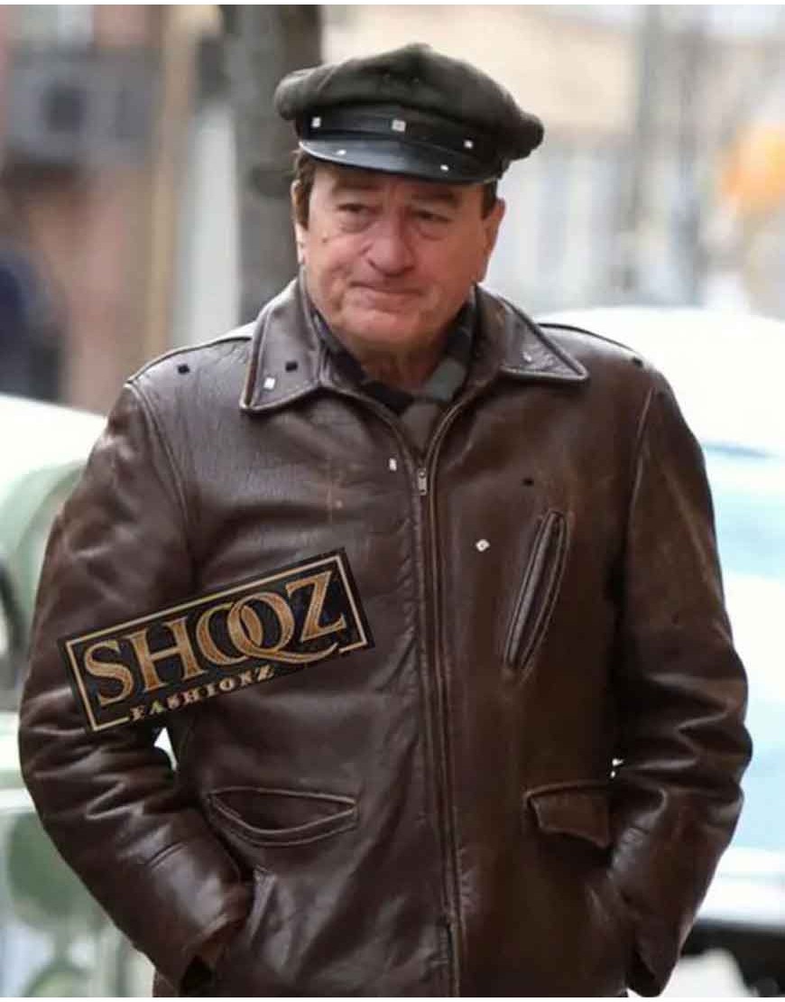 The Irishman Robert De Niro Brown Jacket
