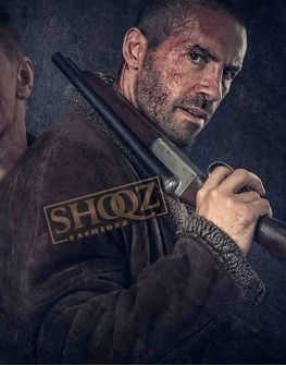 Avengement Scott Adkins (Cain Burgess) Shearling Jacket