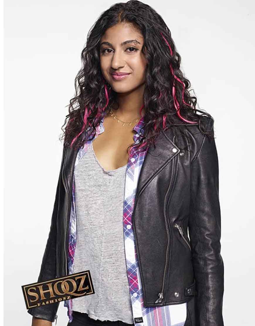 Crazy Ex-Girlfriend Vella Lovell (Heather Davis) Black Leather jacket
