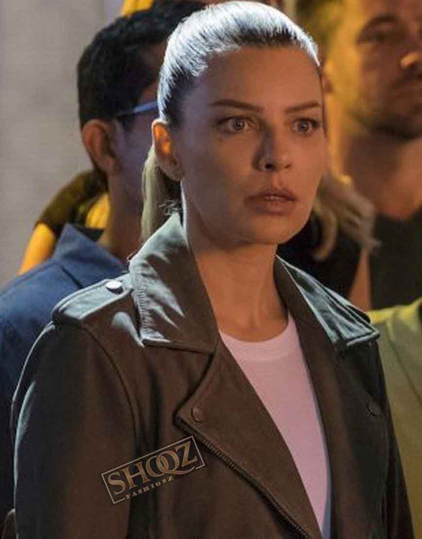 Lucifer (Chloe Decker) Lauren German Suede Leather Jacket