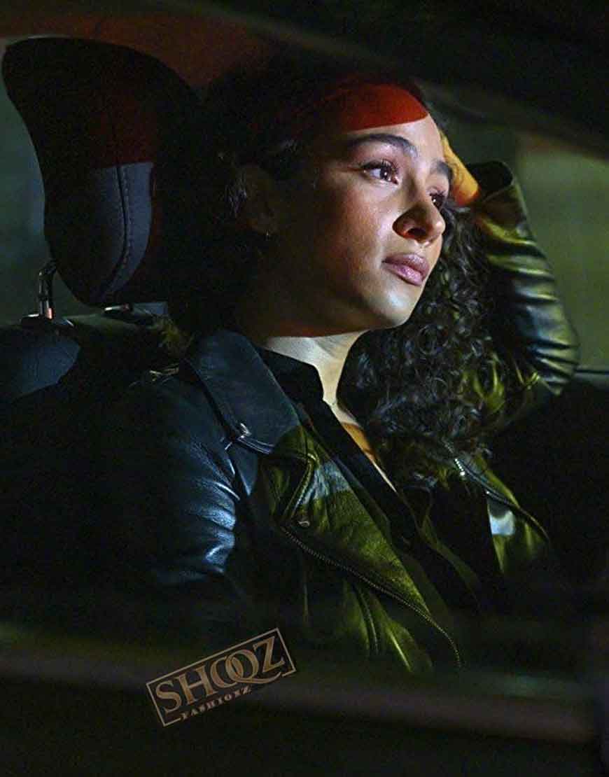 Prodigal Son (Dani Powell) Aurora Perrineau Leather Jacket