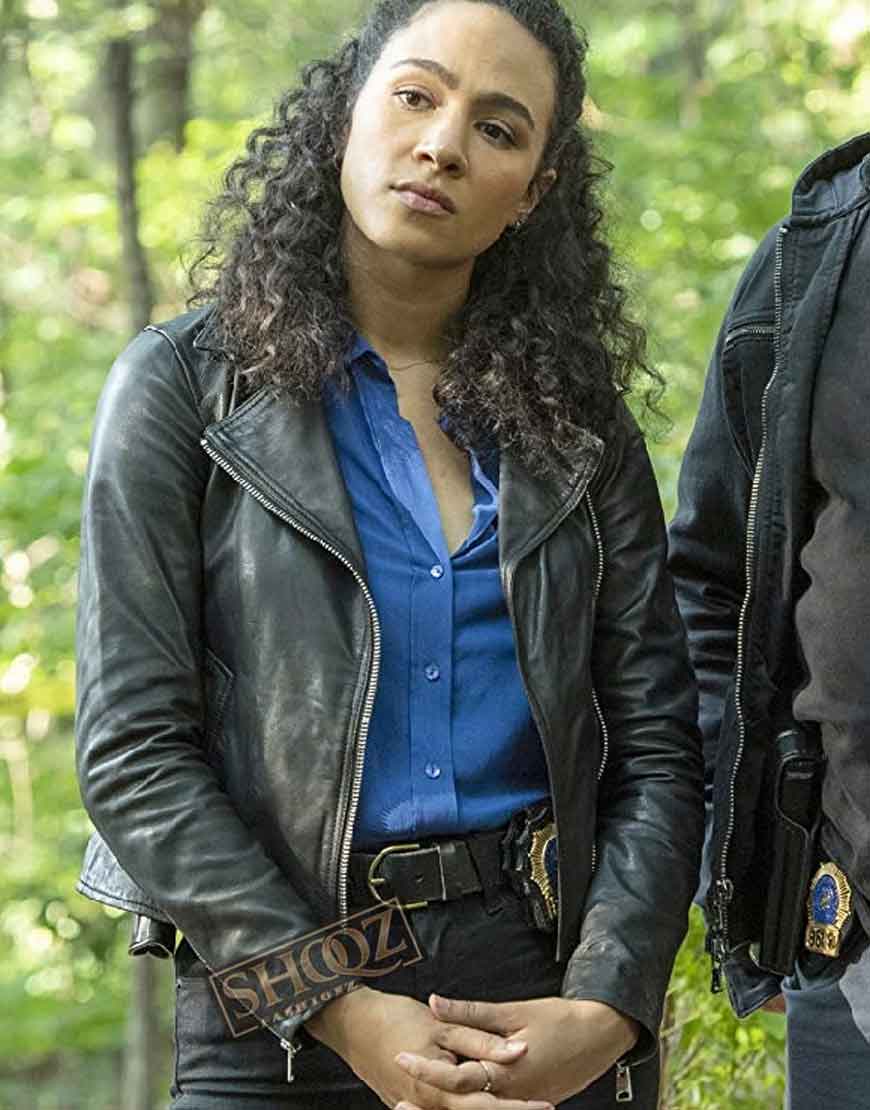 Prodigal Son (Dani Powell) Aurora Perrineau Leather Jacket