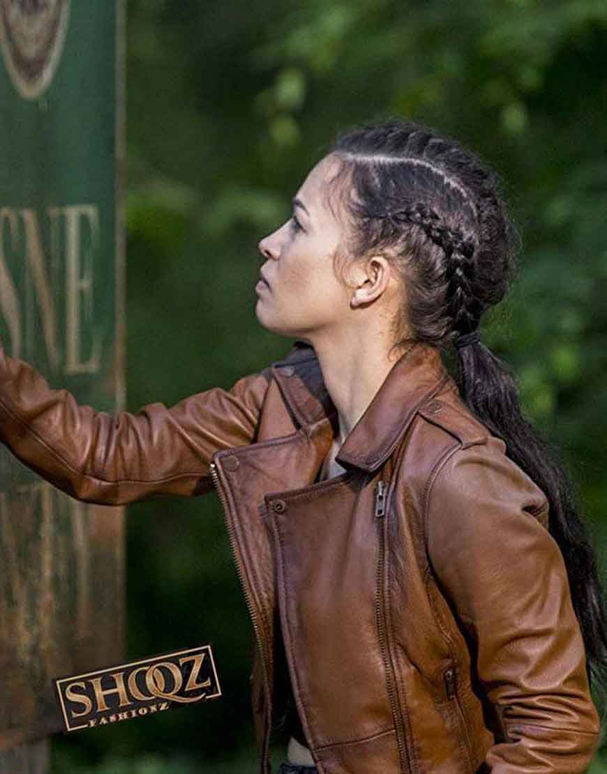The Walking Dead Christian Serratos (Rosita Espinosa) Leather Jacket