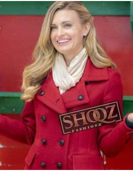 Ellie Hartman Christmas in Love Brooke D Orsay Red Coat