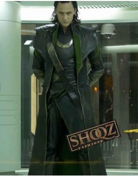 Loki Tom Hiddleston Leather Trench Coat