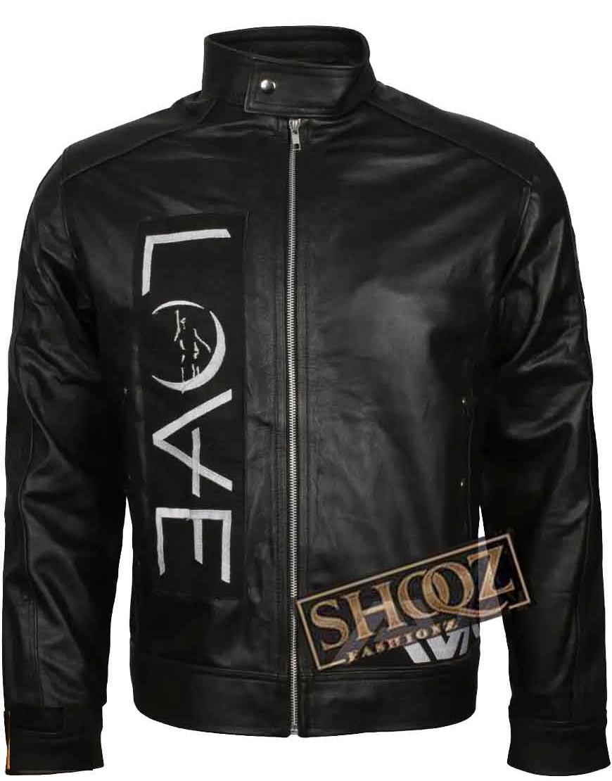 Men's Ava Love Tom Delonge Motorcycle Leather Jacket