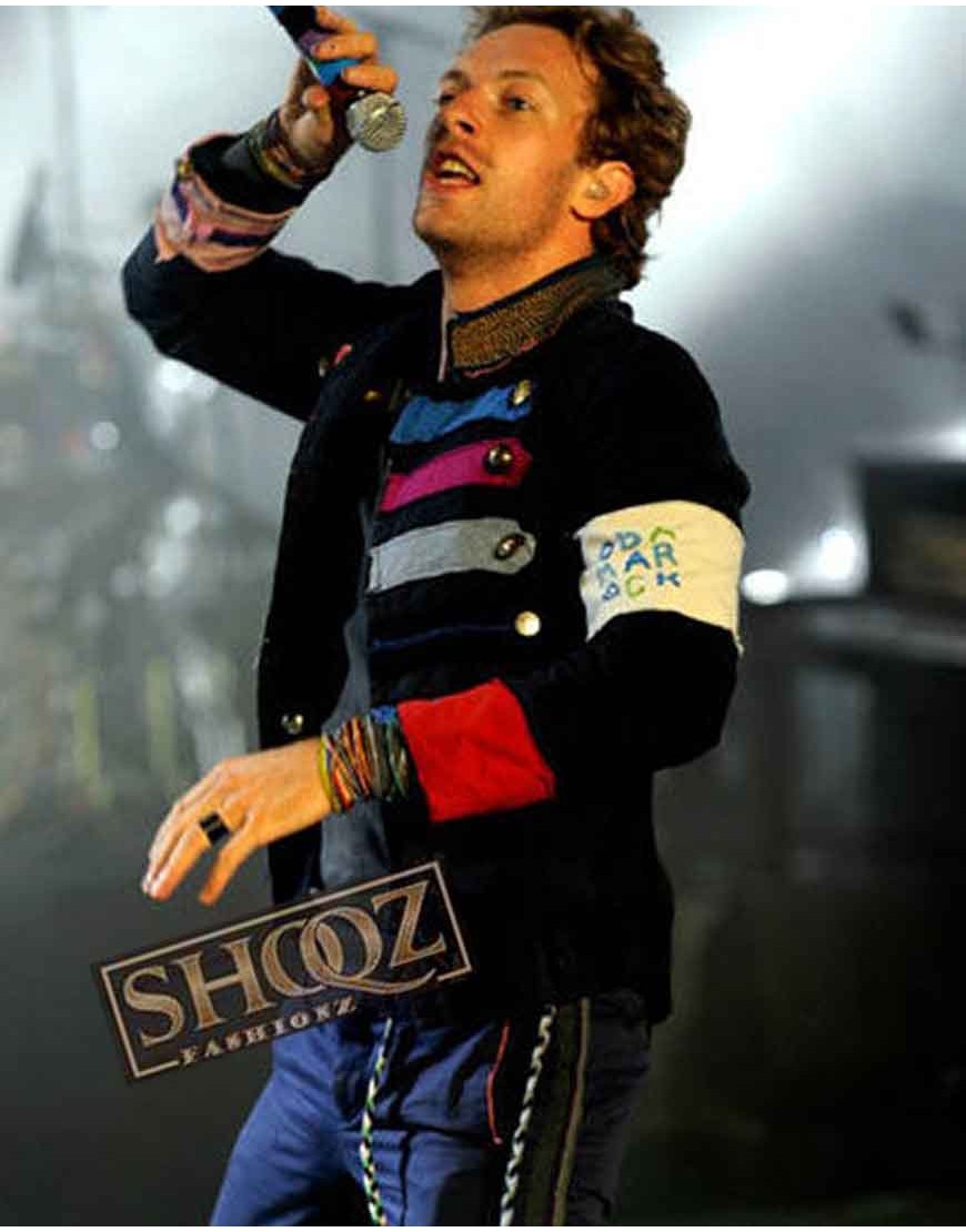 Singer Chris Martin Viva La Vida Jacket 