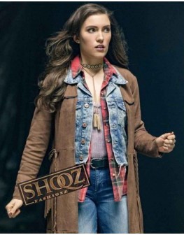 The Flash Season 4 Izzy Bowin (Miranda Macdougall Fringe) Coat