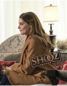 Holly A Little Christmas Charm Ashley Greene Trench Coat