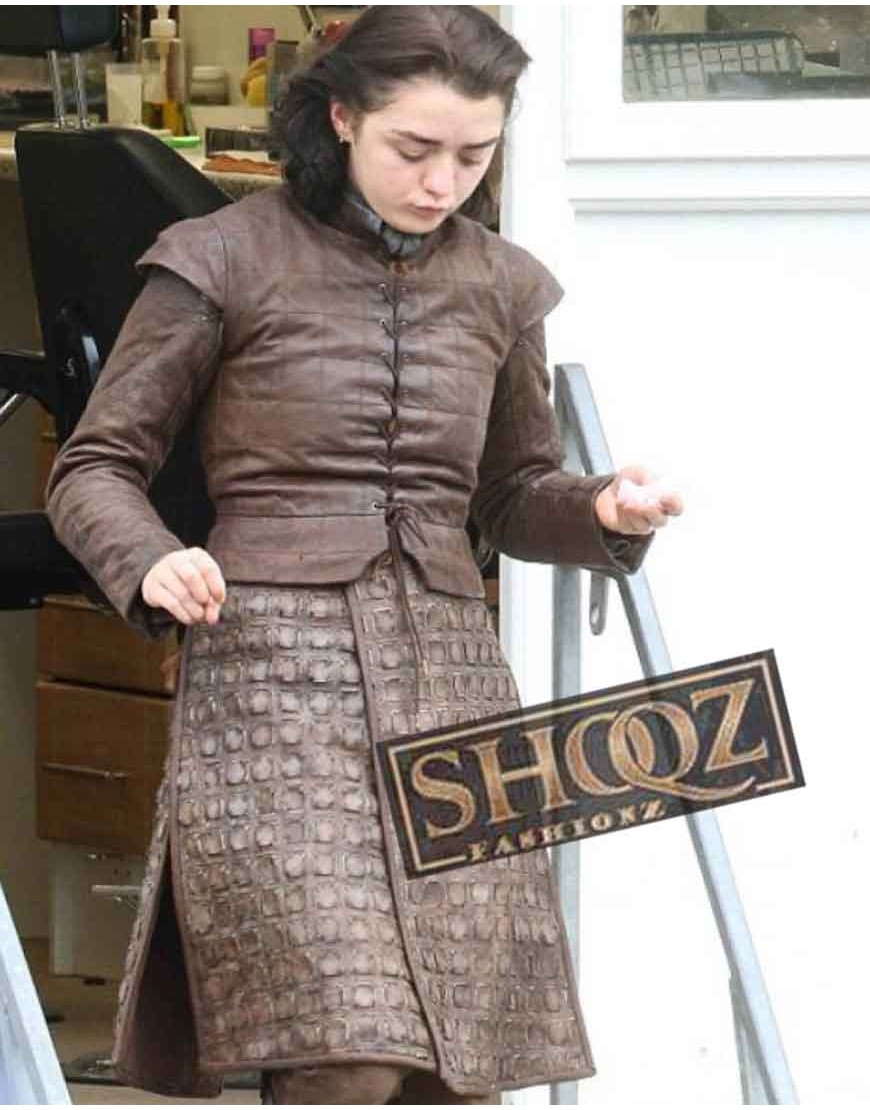 Maisie Williams Game of Thrones Arya Stark Coat