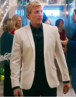  William Zabka Cobra Kai Johnny Lawrence White Blazer