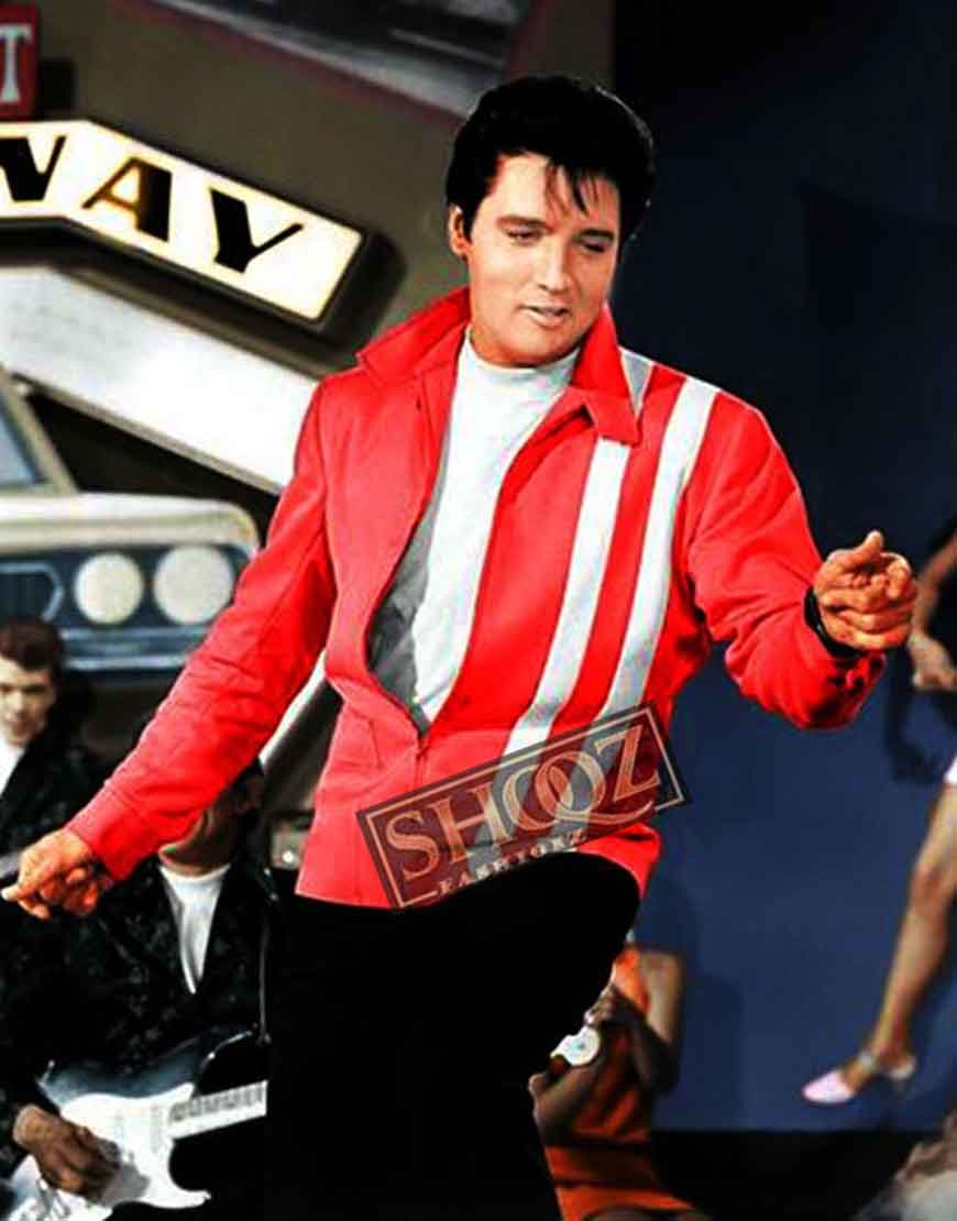 Speedway Elvis Presley (Steve Grayson) Leather Jacket   