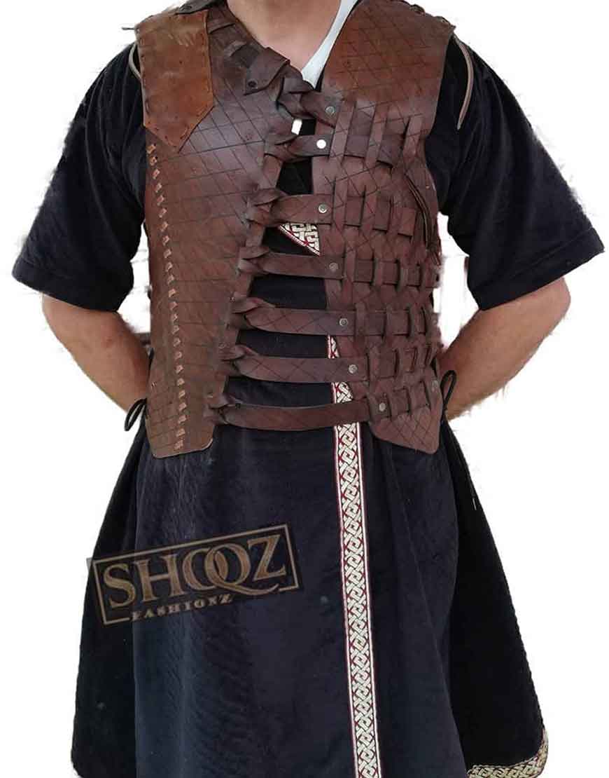 Ottoman Dirilis Ertugrul Ghazi Armor Leather Vest Ottoman Dirilis Ertugrul Ghazi Armor Leather Vest