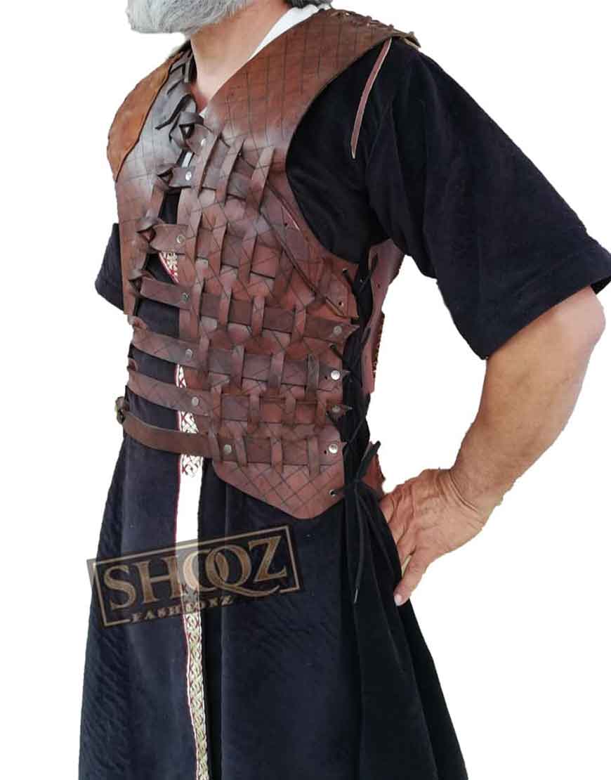 Ottoman Dirilis Ertugrul Ghazi Armor Leather Vest Ottoman Dirilis Ertugrul Ghazi Armor Leather Vest