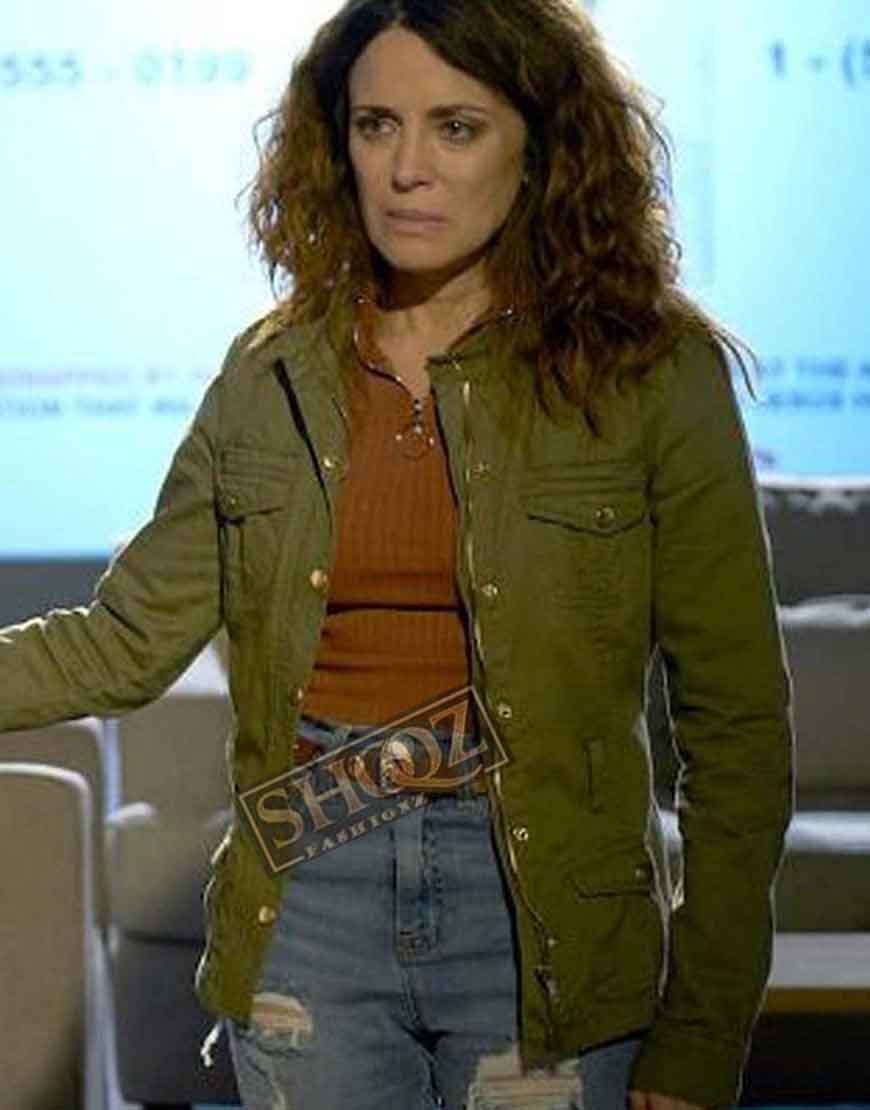 Filthy Rich (Yopi Candalaria) Alanna Ubach Cotton Jacket Filthy Rich (Yopi Candalaria) Alanna Ubach Cotton Jacket