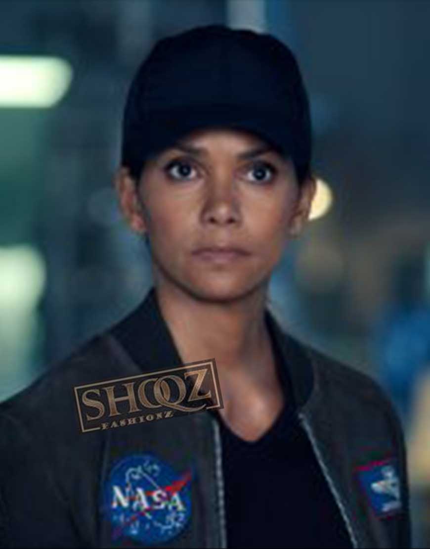 Moonfall Halle Berry (Jocinda Fowler) Bomber Jacket Moonfall Halle Berry (Jocinda Fowler) Bomber Jacket