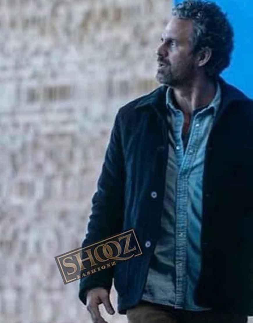 The Adam Project Mark Ruffalo Black Wool Jacket The Adam Project Mark Ruffalo Black Wool Jacket