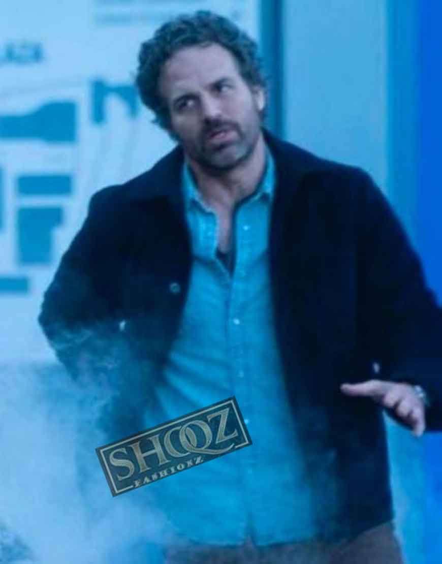 The Adam Project Mark Ruffalo Black Wool Jacket The Adam Project Mark Ruffalo Black Wool Jacket