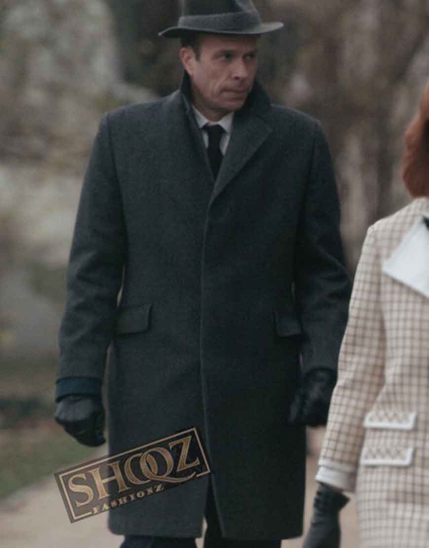 The Queen's Gambit (Mr. Booth) John Schwab Wool Trench Coat