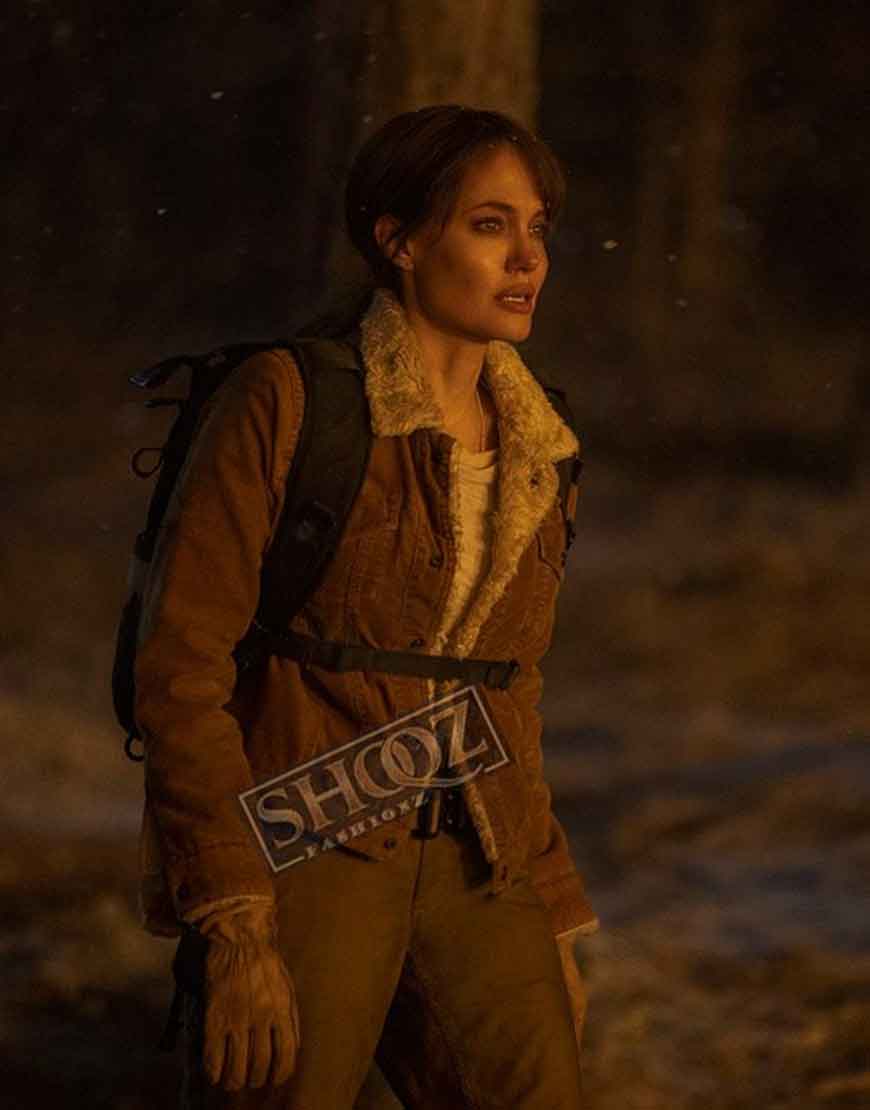 Those Who Wish Me Dead (Hannah) Angelina Jolie Cotton Jacket