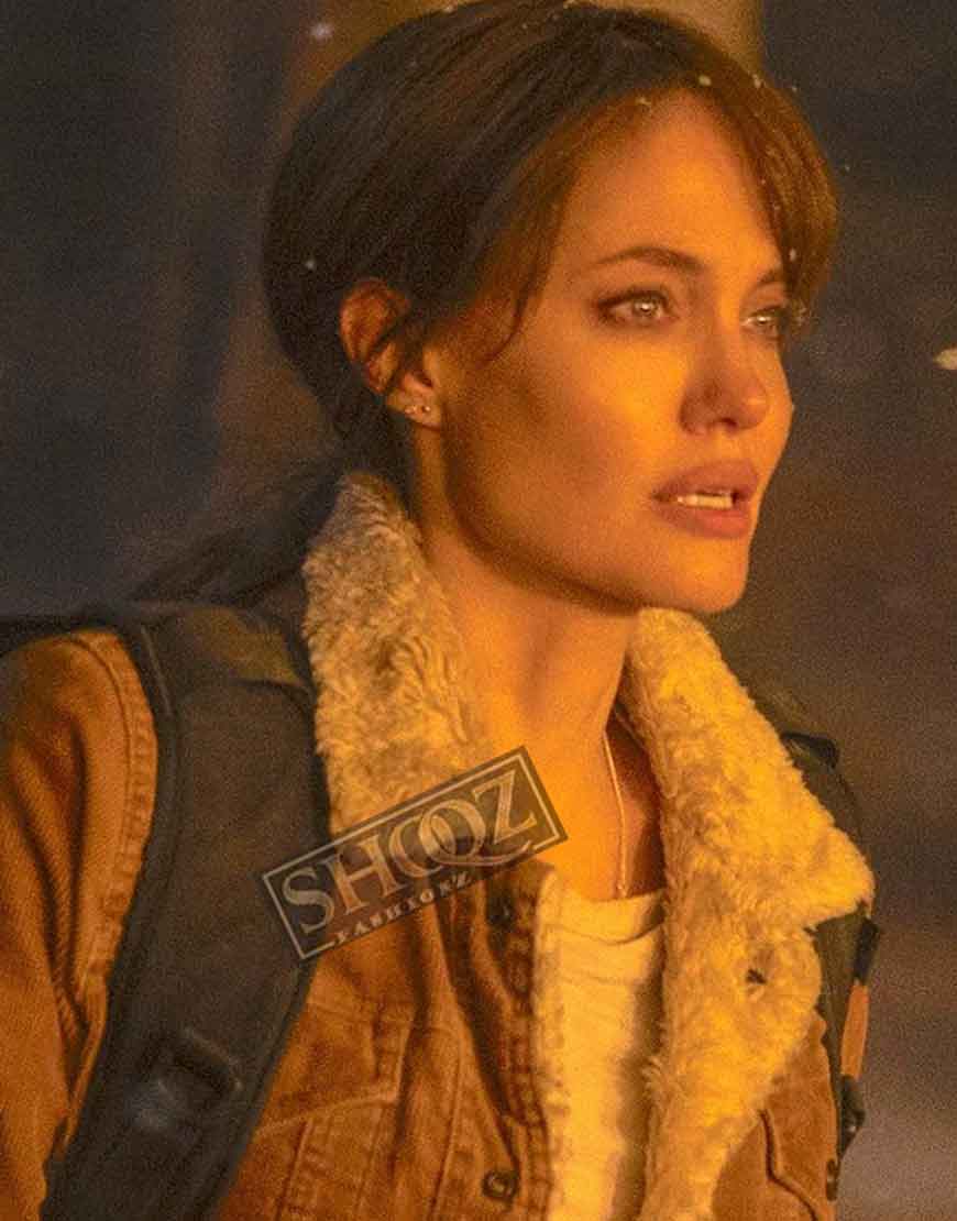 Those Who Wish Me Dead (Hannah) Angelina Jolie Cotton Jacket