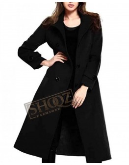 Batwoman Meagan Tandy (Sophie Moore) Black Double-breasted Coat Batwoman Meagan Tandy (Sophie Moore) Black Double-breasted Coat