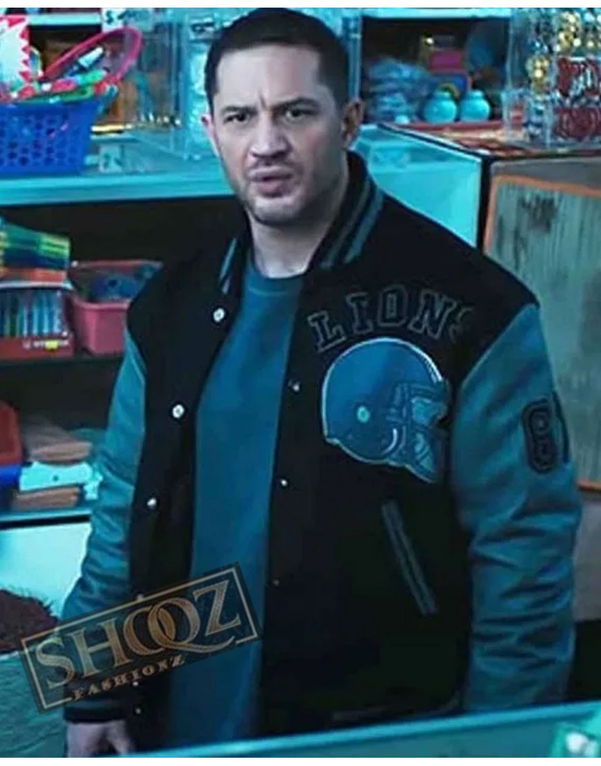 Venom 2 Tom Hardy (Eddie Brock) Detroit Lions Jacket 