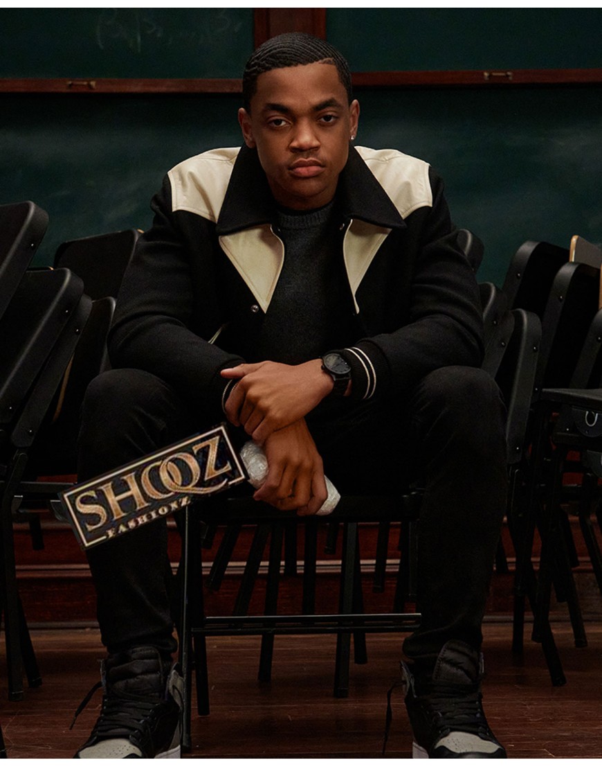 Power Book II Ghost Michael Rainey Jr (Tariq St. Patrick) Varsity Jacket