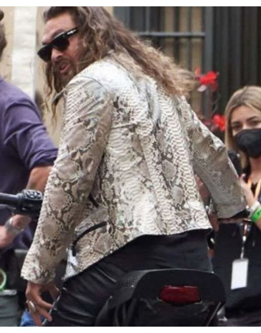 Jason Momoa Fast X 2023 (Dante) Serpent-skin Leather Jacket
