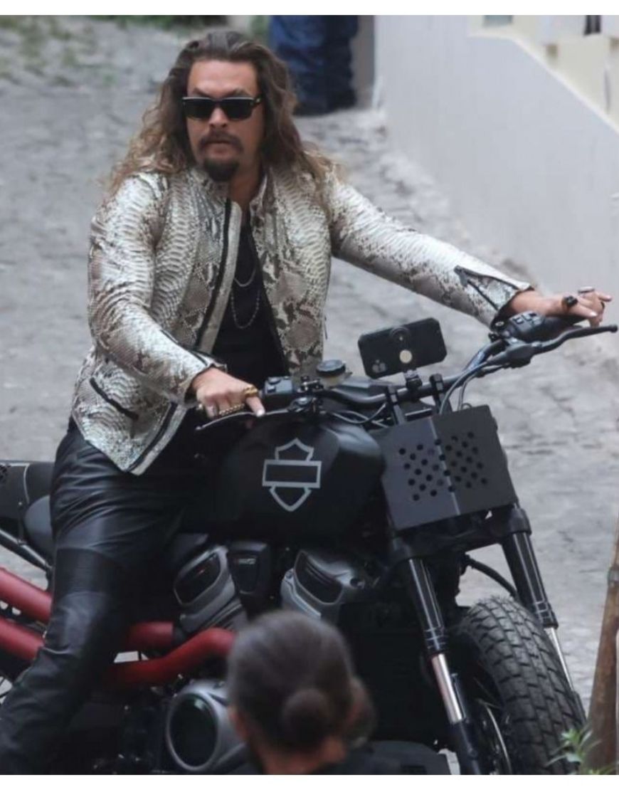 Jason Momoa Fast X 2023 (Dante) Serpent-skin Leather Jacket