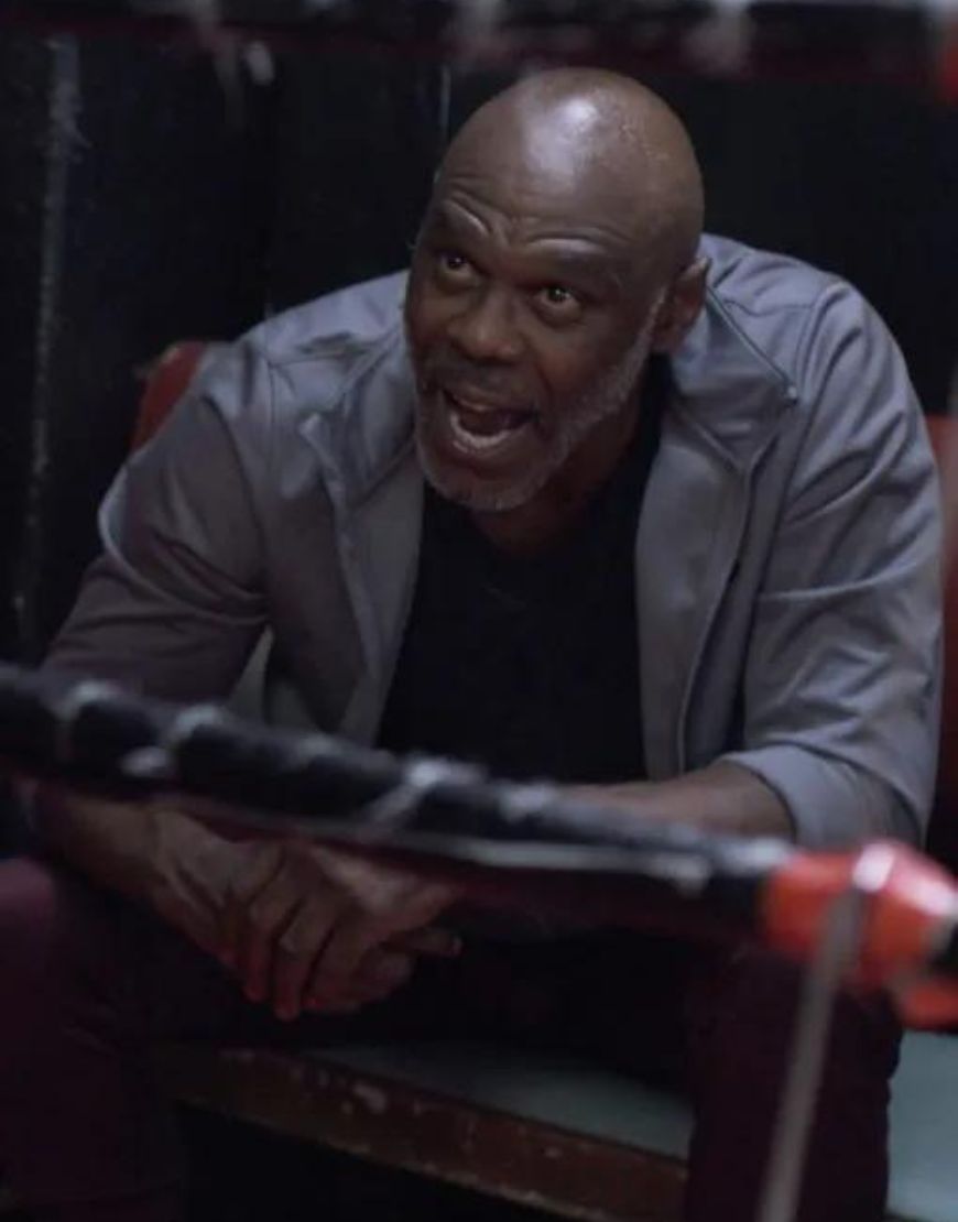 Michael Bentt Bobcat Moretti 2022 Israel's Cornerman Grey Jacket Michael Bentt Bobcat Moretti 2022 Israel's Cornerman Grey Jacket