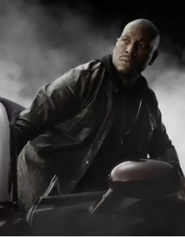 Tyrese Gibson Fast X 2023 (Roman) Black Leather Jacket