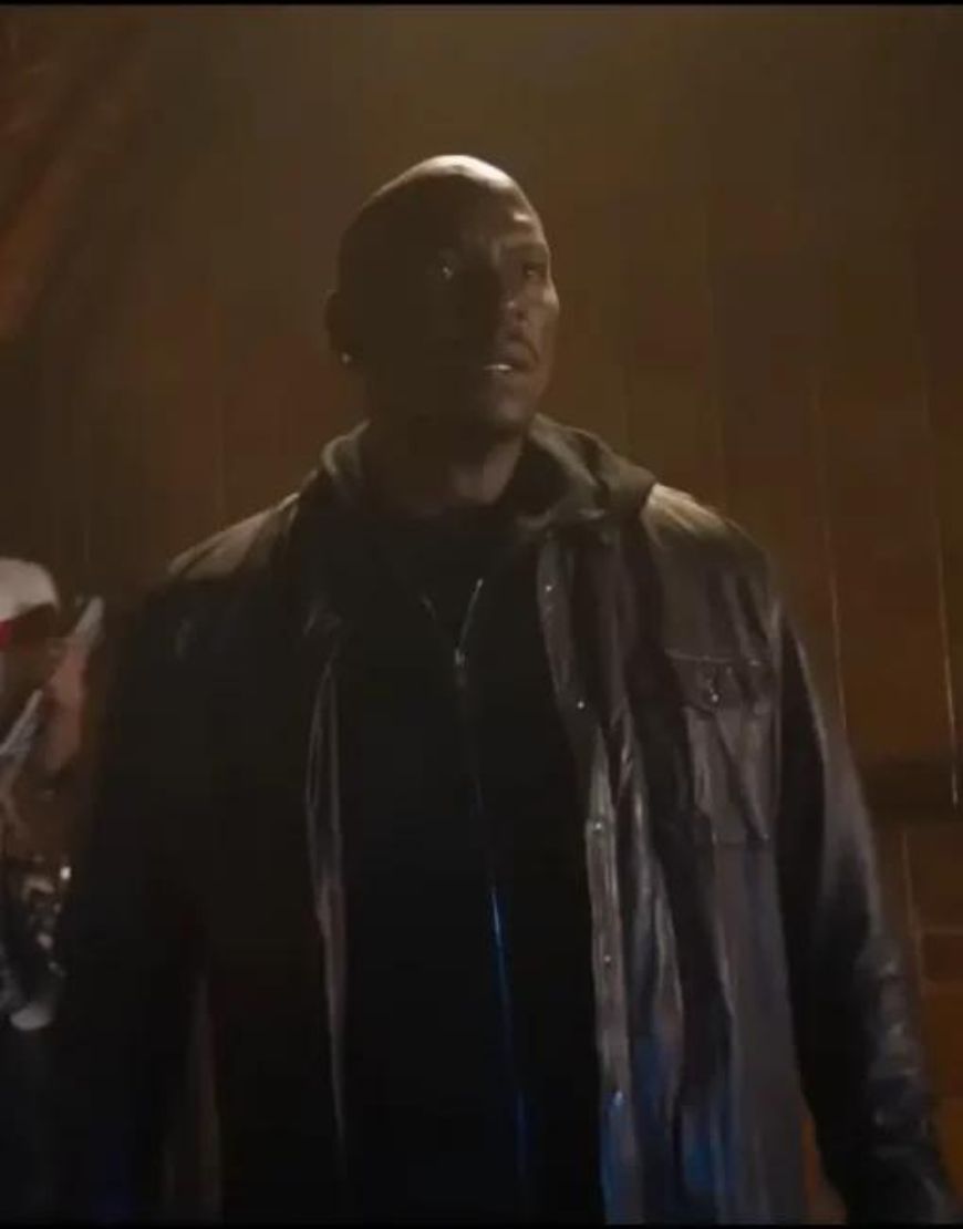 Tyrese Gibson Fast X 2023 (Roman) Black Leather Jacket