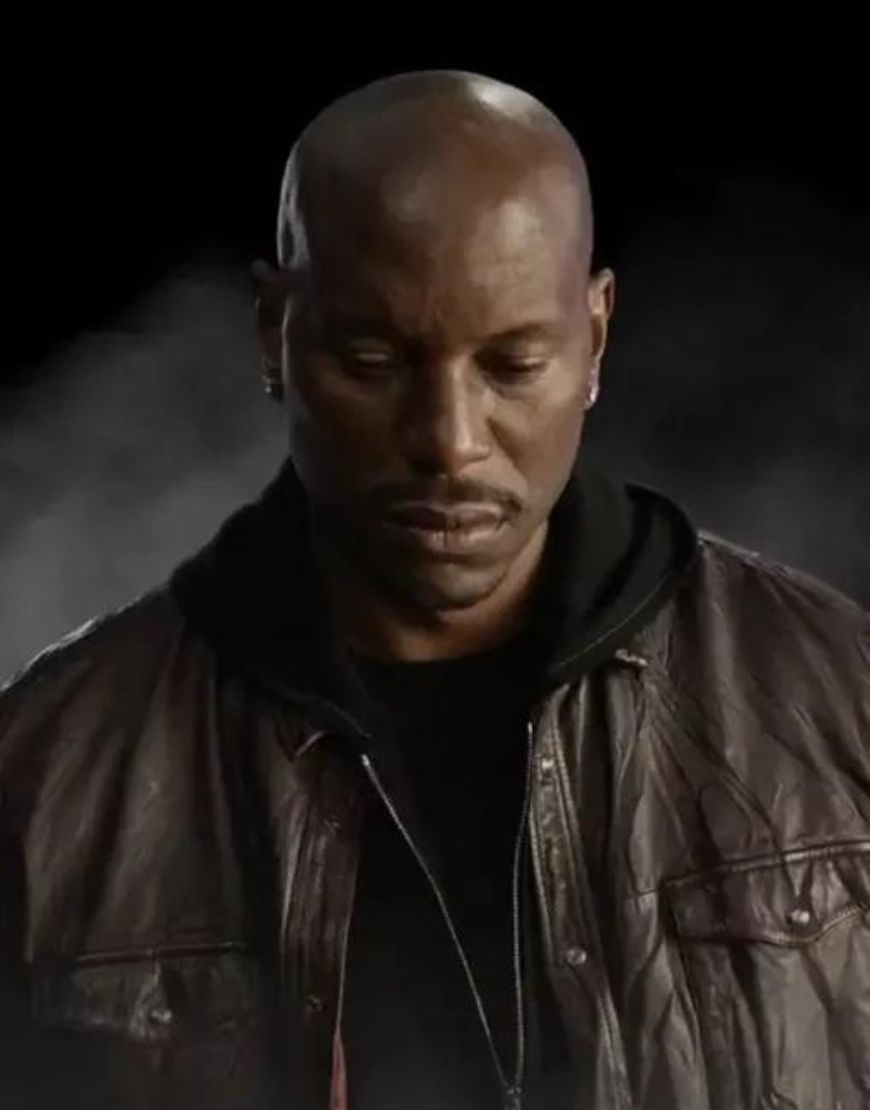 Tyrese Gibson Fast X 2023 (Roman) Black Leather Jacket