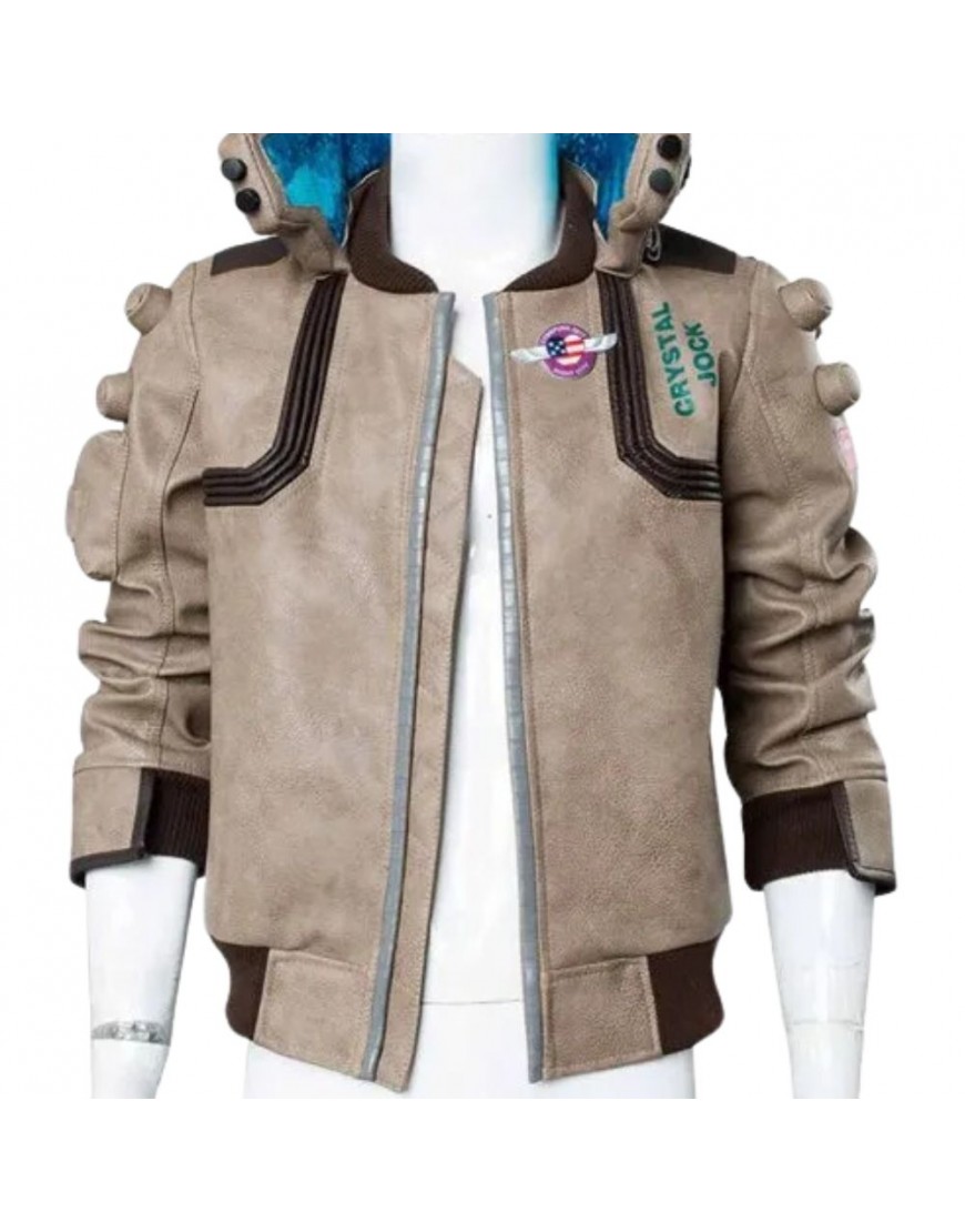 Cyberpunk 2077 Samurai Bomber Leather Jacket Cyberpunk 2077 Samurai Bomber Leather Jacket