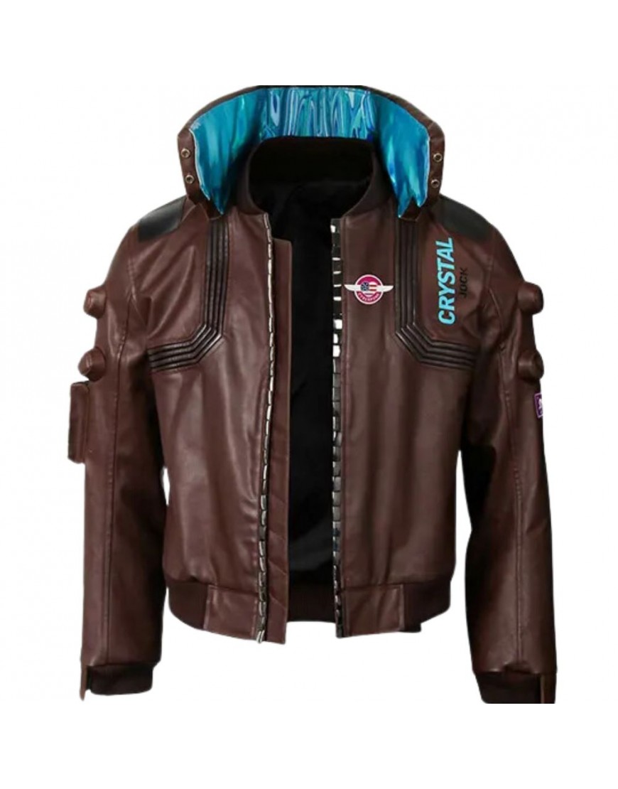 Cyberpunk 2077 Samurai Bomber Leather Jacket Cyberpunk 2077 Samurai Bomber Leather Jacket