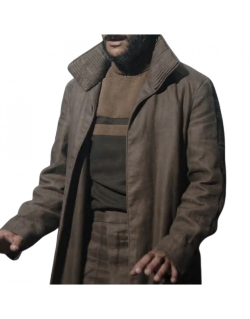 The Mandalorian Omid Abtahi (Doctor Pershing) Brown Wool Coat