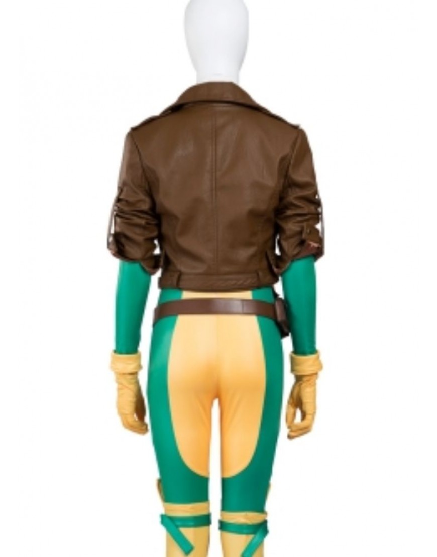 X Men Rogue Brown Leather Jacket