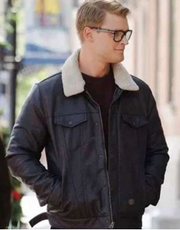 Dashing Home for Christmas Adrian Spencer Simon Leather Jacket